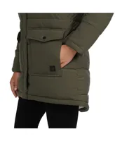 Hurley Women's Jasper Hooded Jacket with Patch Pockets