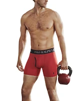 Polo Ralph Lauren Men's 3-Pack 4-d Flex Cool Microfiber Boxer Briefs