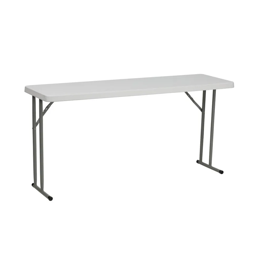 Emma+Oliver 5-Foot Plastic Folding Training Table