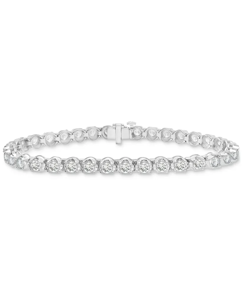 Diamond Tennis Bracelet (10 ct. t.w.) in 14k White Gold, Created for Macy's