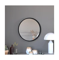 Merrick Lane Monaco Accent Wall Mirror With Metal Frame For Bathroom, Vanity, Entryway, Dining Room