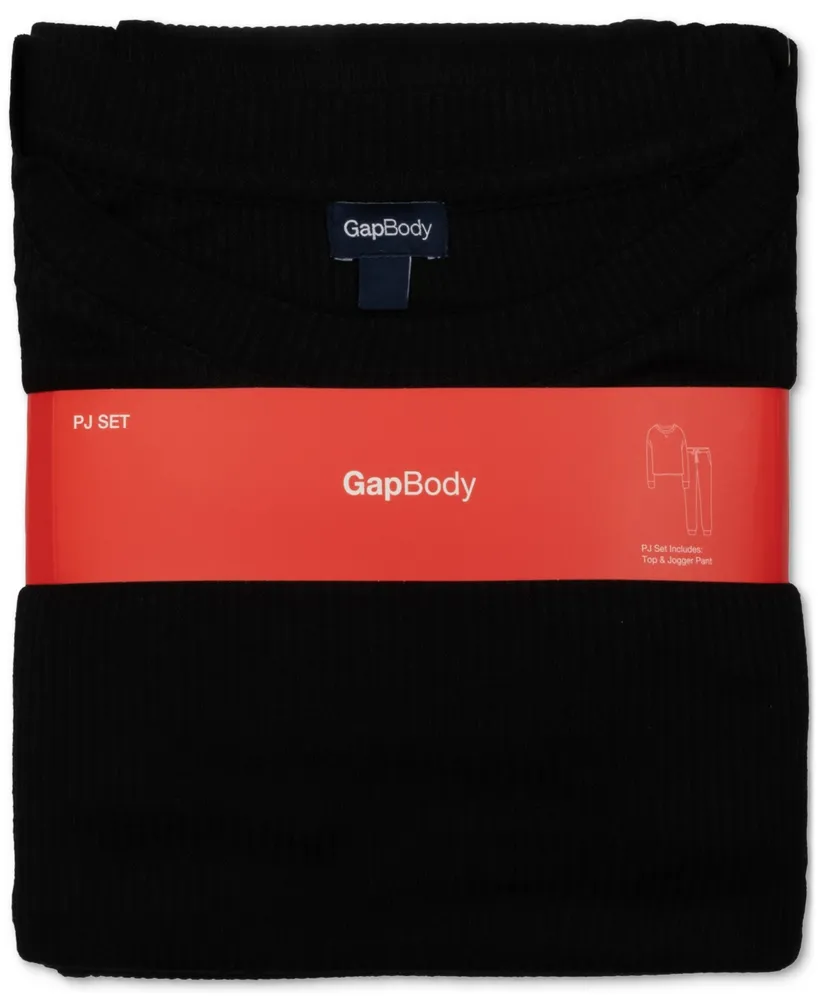 Gap GapBody Women's 2-Pc. Packaged Long-Sleeve Jogger Pajamas Set