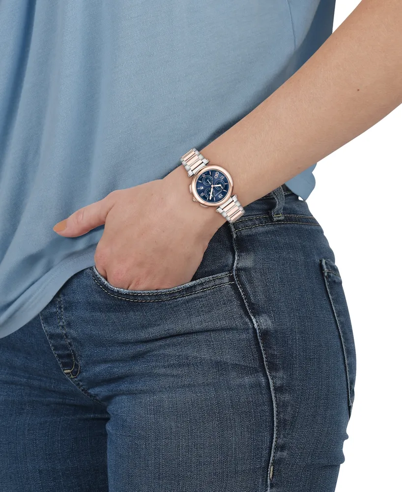 Salvatore Ferragamo Women's Swiss Chronograph Legacy Two-Tone Stainless Steel Bracelet Watch 40mm