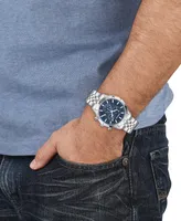 Salvatore Ferragamo Men's Swiss Chronograph Master Stainless Steel Bracelet Watch 43mm