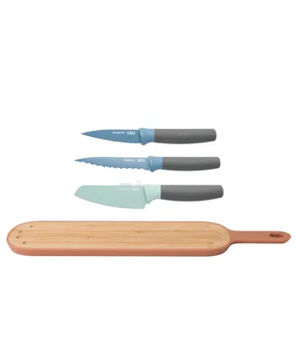 BergHOFF Leo Collection 4-Pc. Cutlery & Cutting Board Set