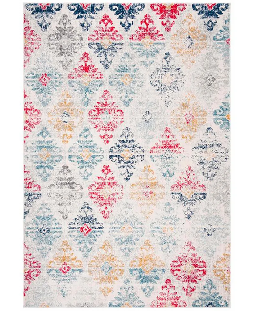 Safavieh Madison MAD304 Ivory and Blue 4' x 6' Area Rug