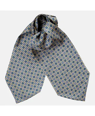 Elizabetta Men's Lorenzo - Silk Ascot Cravat Tie for Men