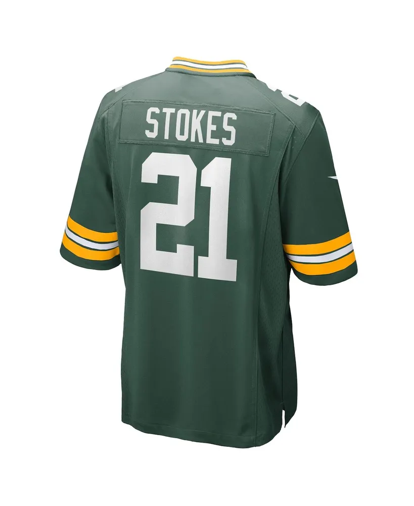 Men's Nike Eric Stokes Green Green Bay Packers Player Game Jersey