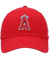 Youth Boys and Girls '47 Brand Red Los Angeles Angels Clean Up Adjustable Hat