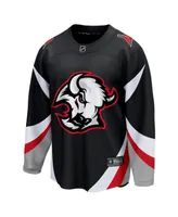 Men's Fanatics Black Buffalo Sabres Alternate Premier Breakaway Blank Jersey