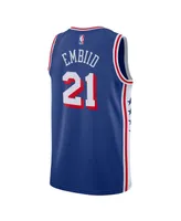 Men's and Women's Nike Joel Embiid Royal Philadelphia 76ers Swingman Jersey