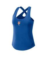 Women's Wear by Erin Andrews Royal New York Mets Cross Back Tank Top