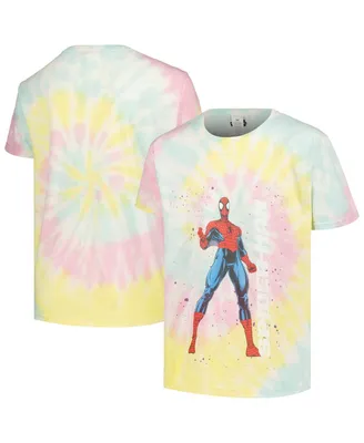 Big Boys and Girls Mad Engine Spider-Man Tie-Dye Graphic T-shirt