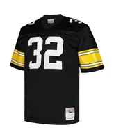 Men's Mitchell & Ness Franco Harris Black Pittsburgh Steelers Big and Tall 1976 Legacy Retired Player Jersey