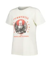 Women's Cream It The Dancing Clown Graphic T-shirt