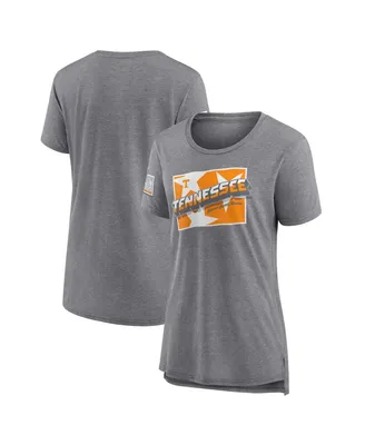 Women's Fanatics Heather Gray Tennessee Volunteers Fan T-shirt