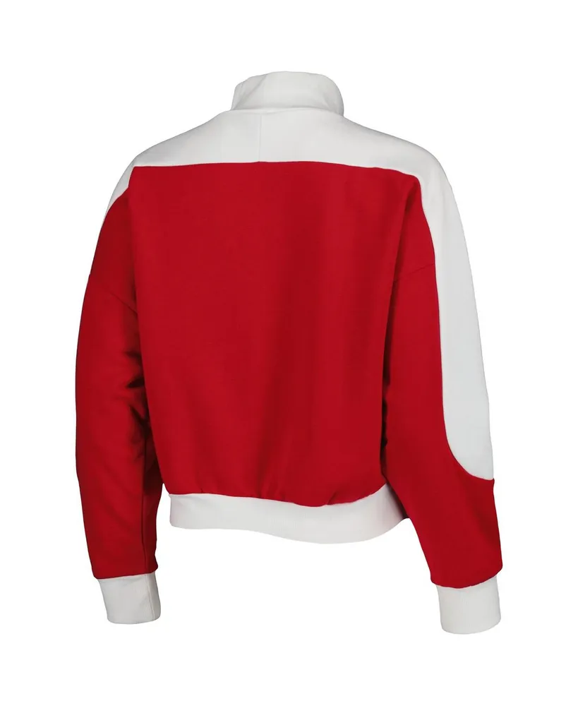 Women's Gameday Couture Crimson Alabama Tide Make it a Mock Sporty Pullover Sweatshirt