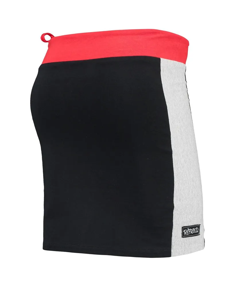 Women's Refried Apparel Black Atlanta Falcons Short Skirt