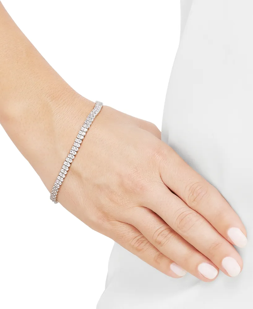 Grown With Love Lab Grown Diamond Tennis Bracelet (5-3/8 ct. t.w.) in 14k White Gold