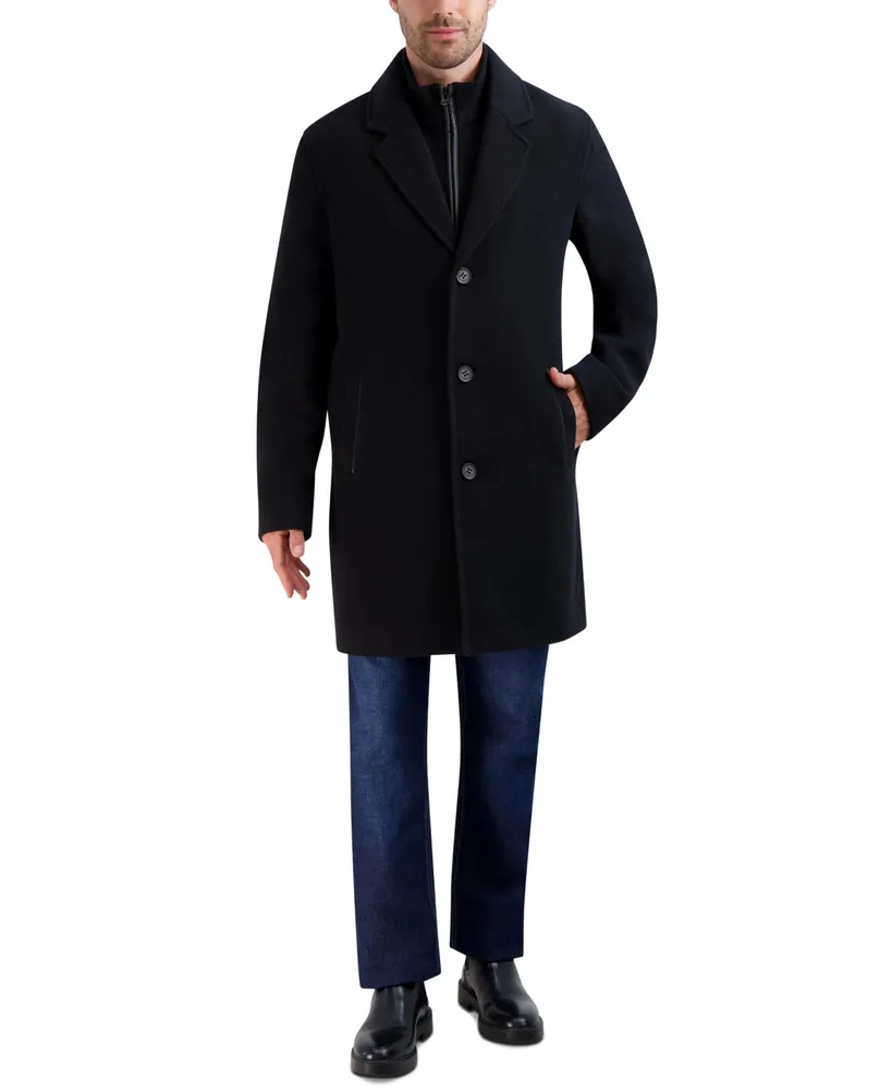 Cole Haan Men's Plush Topper Car Coat