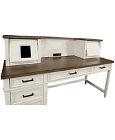 Dawnwood Pedestal Desk and Return