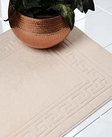 Superior Cotton Greek Key Infinity Border 2-Pc. Bath Rug Set