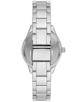 Folio Women's Quartz Three Hand Silver-Tone Alloy Watch 33mm, Gift Set