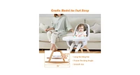 3-in-1 Convertible Wooden Baby High Chair