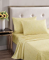 Betsey Johnson Sunflower Field Microfiber -Pc. Sheet Set