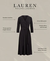 Lauren Ralph Surplice Jersey Dress