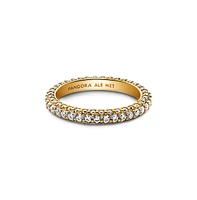 Pandora Cubic Zirconia Timeless Pave Single-Row Ring