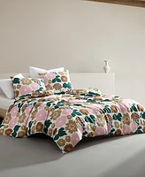 Closeout! Marimekko Pieni Kukkatori Cotton 3 Piece Duvet Cover Set