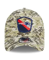 Men's New Era Camo England Patriots 2023 Salute To Service 39THIRTY Flex Hat