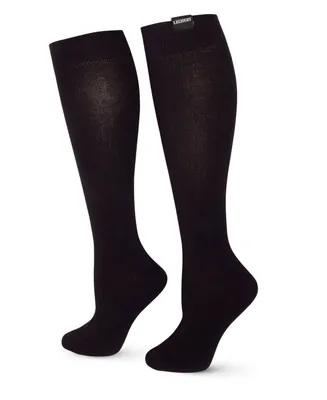 Lechery Unisex Classic Cotton Blend Woven Knee-High Socks