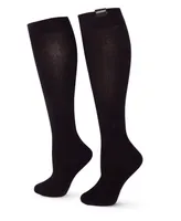 Lechery Unisex Classic Cotton Blend Woven Knee-High Socks