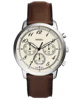 Fossil Men's Neutra Chronograph Leather Watch 44mm