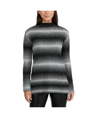 Ellen Tracy Women's Ombre Mock Neck Sweater Tunic