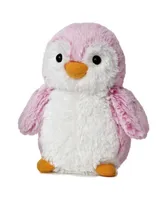 Aurora Small Bright's PomPom Penguin Playful Plush Toy Pink 6"