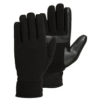 Isotoner Signature Men's Lined Water Repellent Tech Stretch Gloves