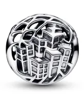 Pandora Sterling Silver Marvel Spider-Man Soaring City Charm