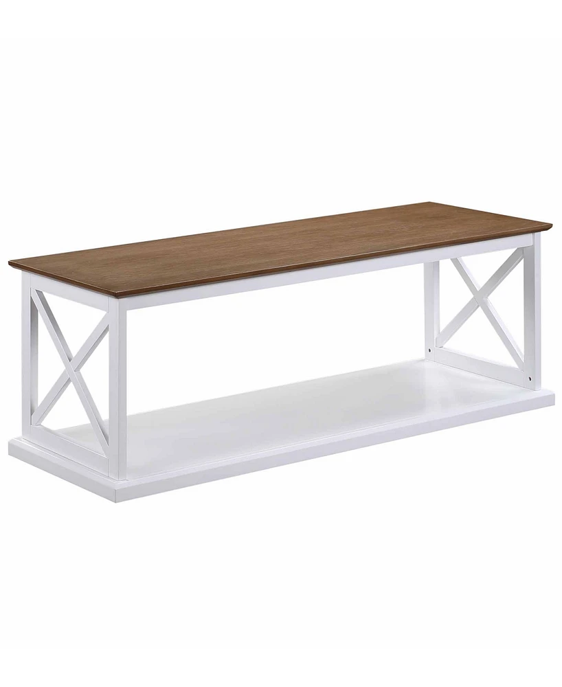 Convenience Concepts 47" Medium-Density Fiberboard Coventry Coffee Table with Shelf