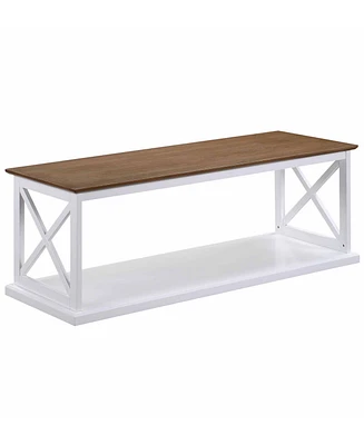 Convenience Concepts 47" Medium-Density Fiberboard Coventry Coffee Table with Shelf