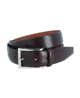 Trafalgar Men's Broderick 32mm Leather Dress Belt