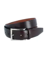 Trafalgar Men's Broderick 32mm Leather Dress Belt