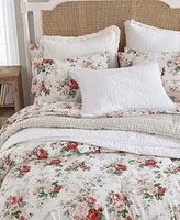 Laura Ashley Ashfield Flannel -Piece Comforter Set