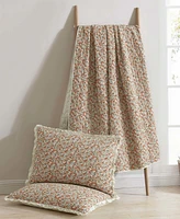 Laura Ashley Loves ton Cotton Reversible -Piece Quilt Set