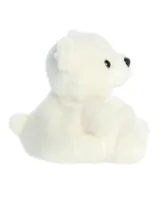 Aurora Mini Puck Polar Bear Palm Pals Adorable Plush Toy White 5"