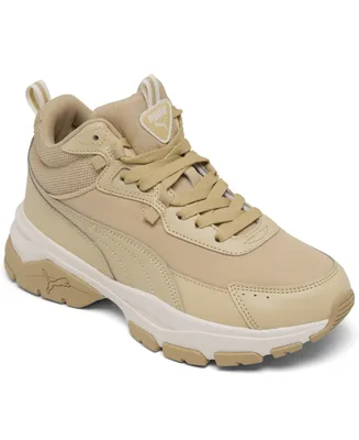 Puma Women's Cassia Via Mid Casual Sneaker Boots from Finish Line