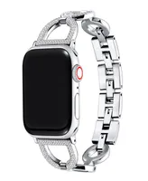 Posh Tech Women's Coco Stainless Steel Band for Apple Watch Size- 38mm, 40mm, 41mm