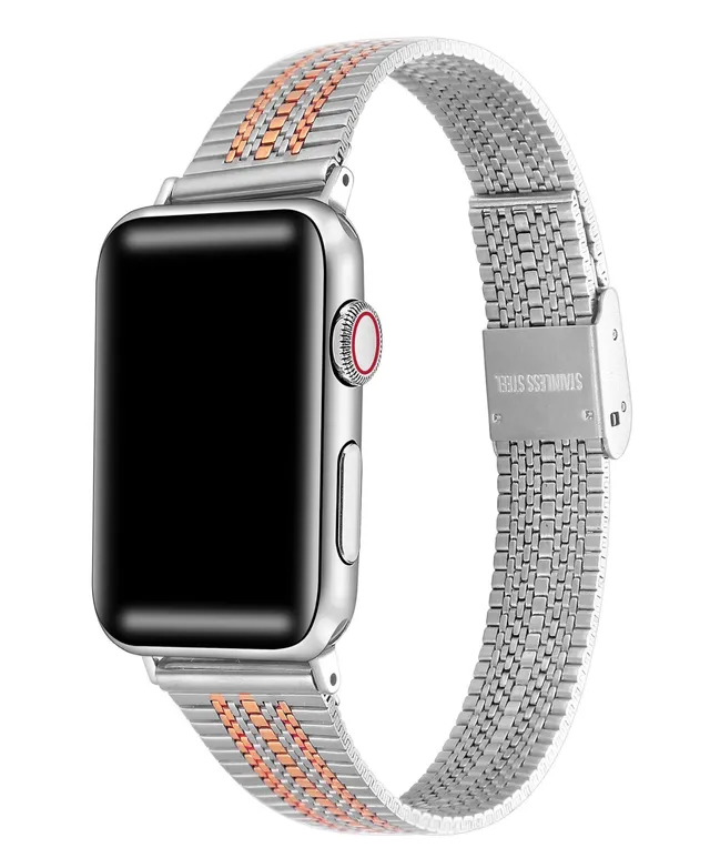 38mm/40mm/41mm Tri-Tone Stainless Steel Band for Apple Watch